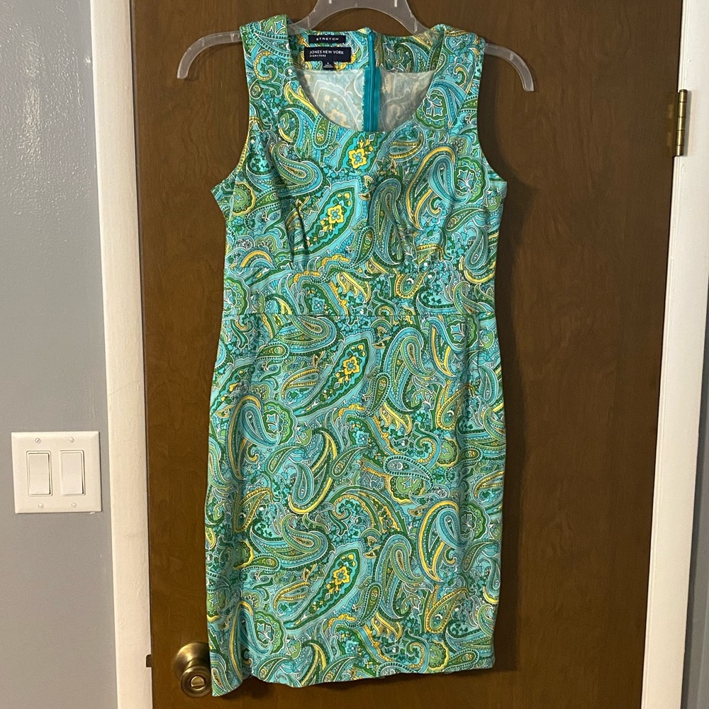 Jones New York Paisley Print Dress